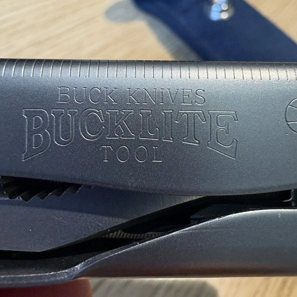 Buck Knives BUCKLITE Tool Model 355 USA Multi-Tool Pliers Knife w/ Nylon Sheath
